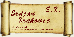 Srđan Kraković vizit kartica